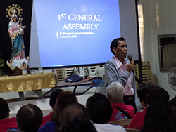 Fr. Morata Hosts the First Parish General Assembly of 2017