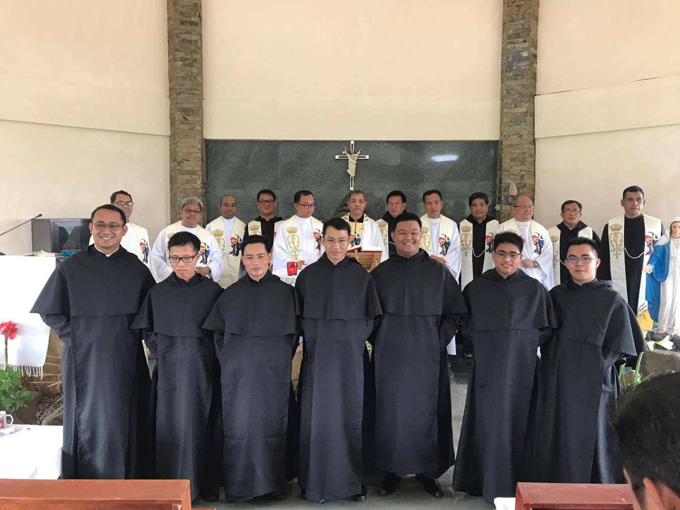 4 Filipinos and 3 Vietnamese Servite Friars Professes Temporary Vows