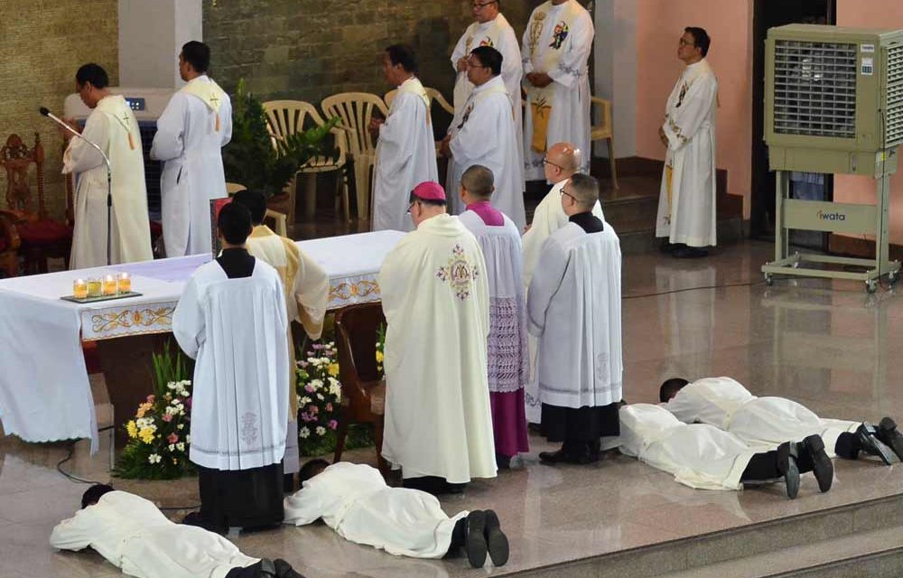 Four Servite Friars Ordained as Deacons on the Feast of the Visitation of the BVM