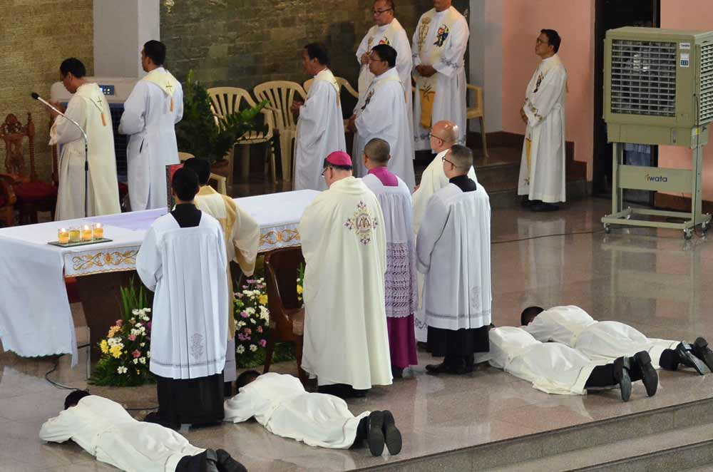 Four Servite Friars Ordained as Deacons on the Feast of the Visitation of the BVM