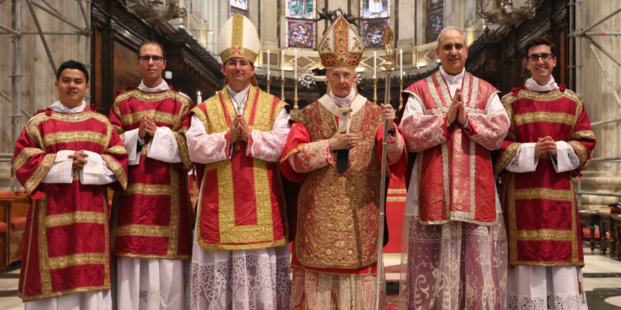 Fra Robert Ma. Solis, OSM Ordained as Deacon at the Cathedral of Genoa