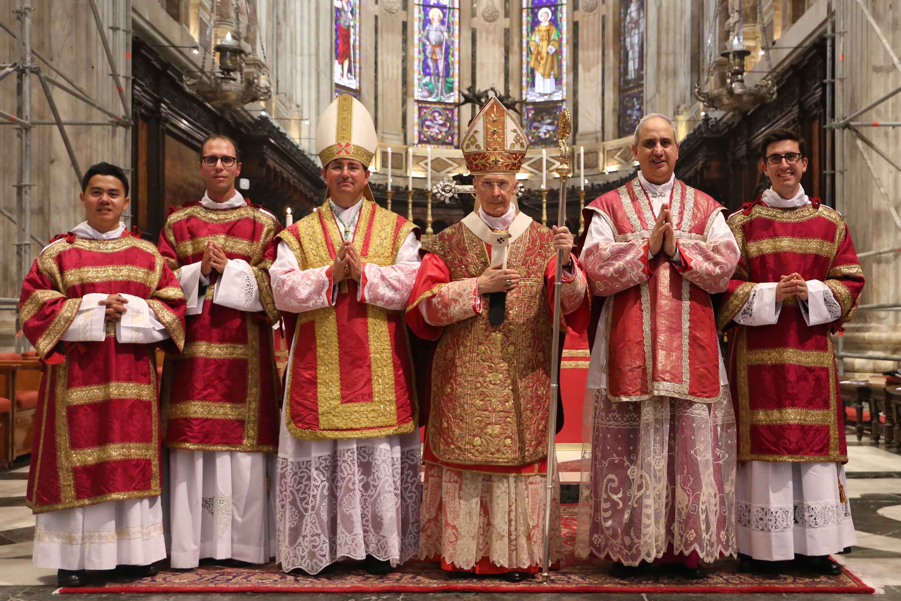 Fra Robert Ma. Solis, OSM Ordained as Deacon at the Cathedral of Genoa