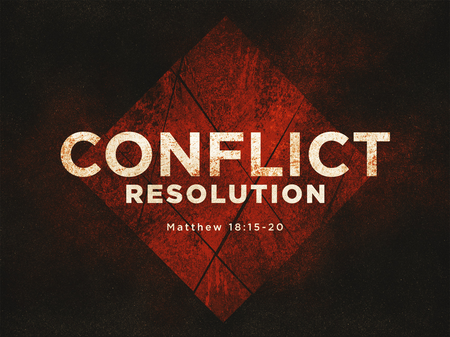 Conflict Resolution