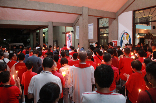 #RedWednesday at St. Peregrine Laziosi Diocesan Shrine