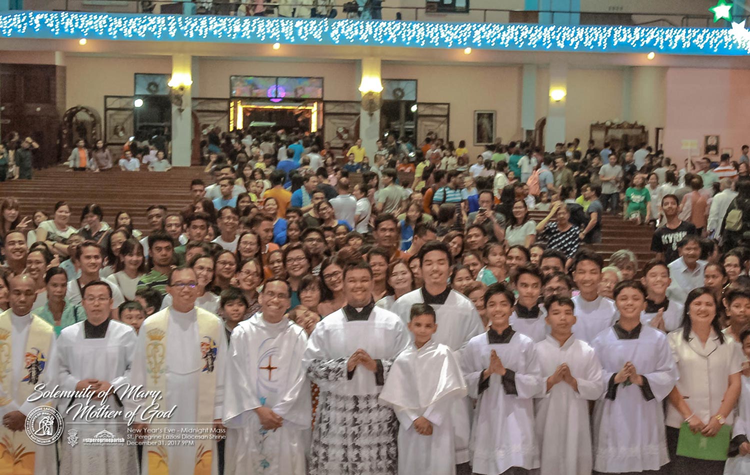 St. Peregrine Laziosi Parish Starts 2018 With Mary, Mother of God