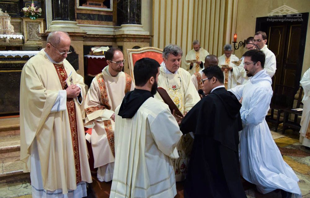 Filipino Servite Friar Professes Solemn Vows in Italy