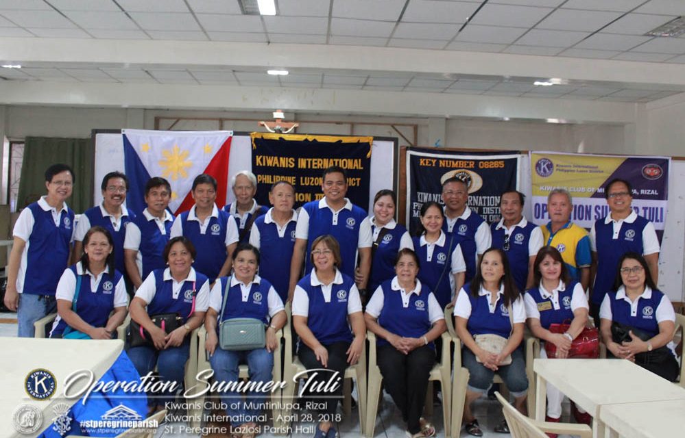 Kiwanis Club of Muntinlupa-Rizal holds “Operation Summer Tuli”