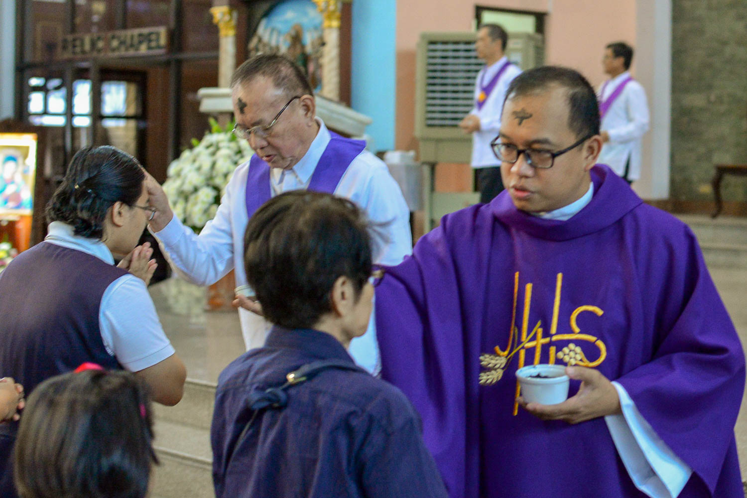 Lent Starts with Ash Wednesday at the St. Peregrine Laziosi Parish