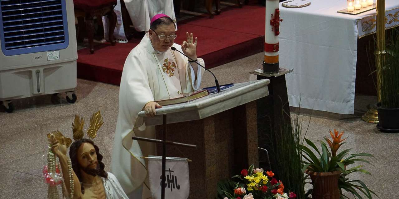 Bishop Mercado Presides St. Peregrine Laziosi Parish Fiesta Mass