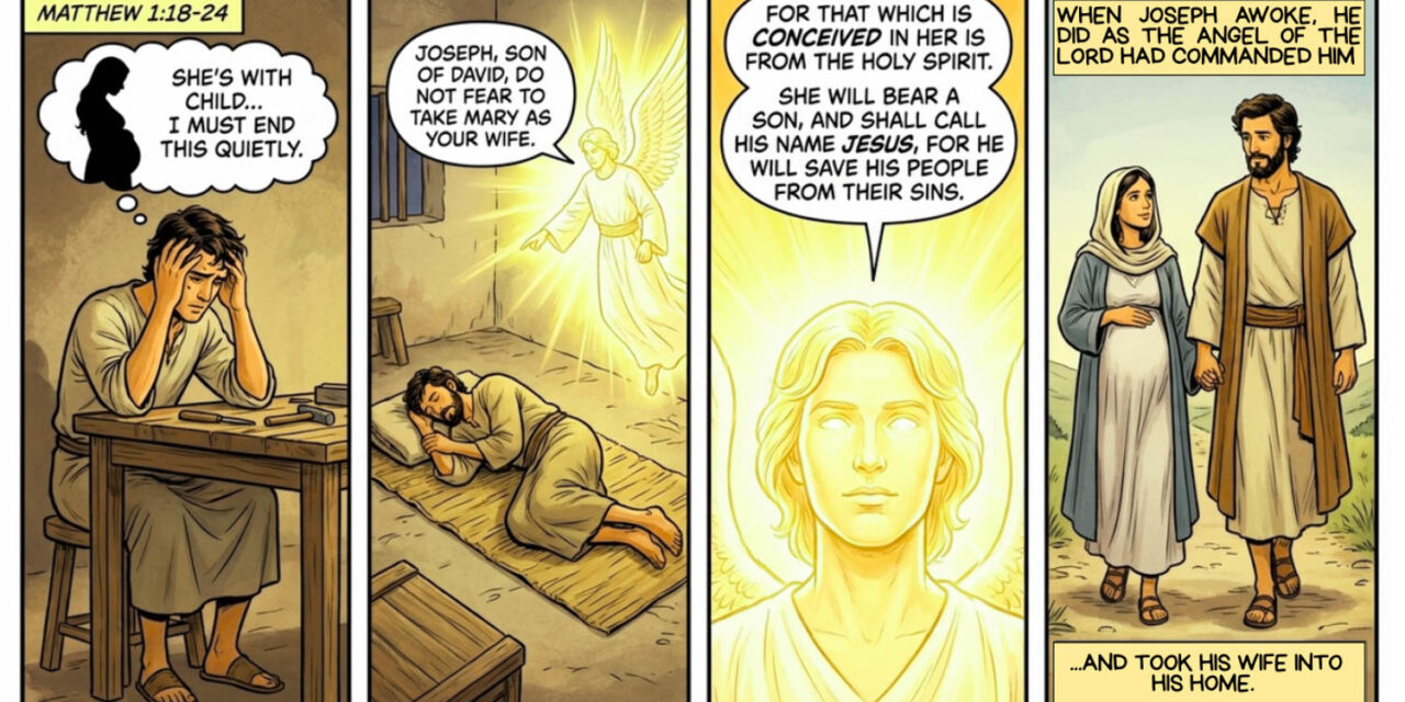 “JOSEPH’S EXAMPLE: TRUSTING GOD’S PLAN” ~ Fourth Sunday of Advent