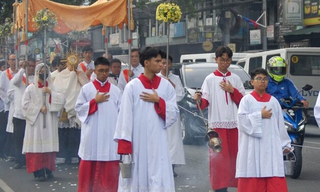 Eucharistic Procession on the Solemnity of Corpus Christi